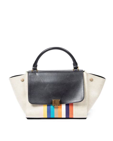 celine trapeze buy online|CELINE Celine Trapeze Bag In Multicolor Canvas And Leather .